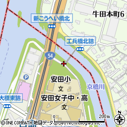 広島県広島市中区白島北町20周辺の地図