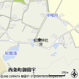 広島県東広島市西条町御薗宇5759周辺の地図