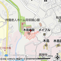 大阪府貝塚市森859周辺の地図