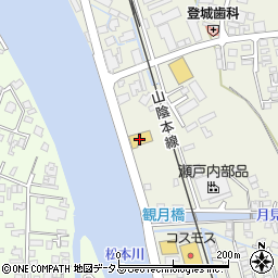 山口トヨタ自動車　萩店周辺の地図