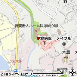 大阪府貝塚市森897-1周辺の地図