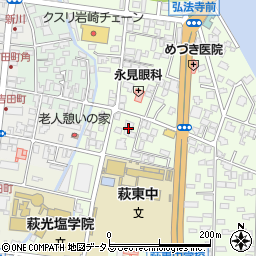 有限会社阿武自動車整備工場周辺の地図