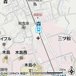 大阪府貝塚市森532周辺の地図