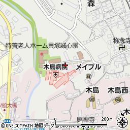 大阪府貝塚市森860周辺の地図