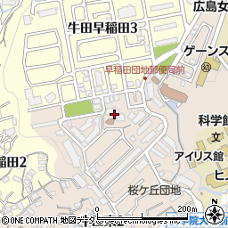 牛田東パークマンション周辺の地図