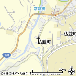 大阪府和泉市仏並町1092周辺の地図