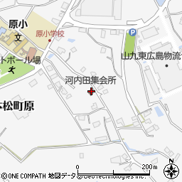 広島県東広島市八本松町原3566周辺の地図