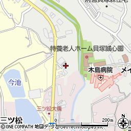 大阪府貝塚市森922周辺の地図