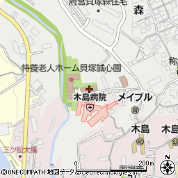 大阪府貝塚市森1117周辺の地図