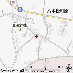 広島県東広島市八本松町原7122周辺の地図