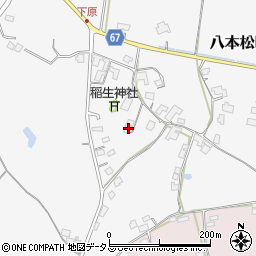 広島県東広島市八本松町原7062周辺の地図