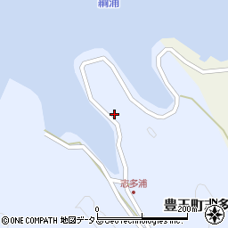長崎県対馬市豊玉町志多浦250周辺の地図