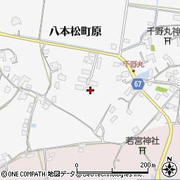広島県東広島市八本松町原7225周辺の地図
