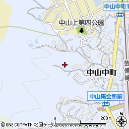 広島県広島市東区中山中町周辺の地図