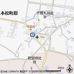 広島県東広島市八本松町原7284周辺の地図