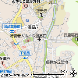 広島温品郵便局周辺の地図