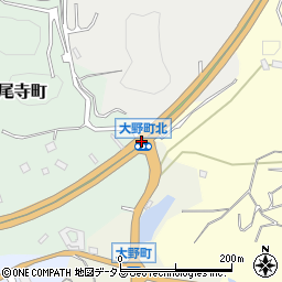 大野町北周辺の地図