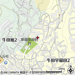 クラシオン早稲田周辺の地図
