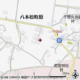 広島県東広島市八本松町原7230周辺の地図