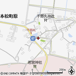 広島県東広島市八本松町原7287周辺の地図