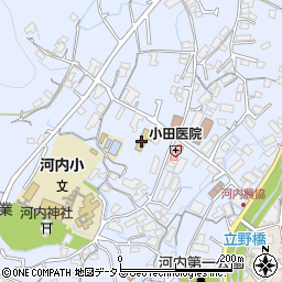 広島市立　河内保育園周辺の地図