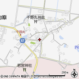 広島県東広島市八本松町原7289周辺の地図