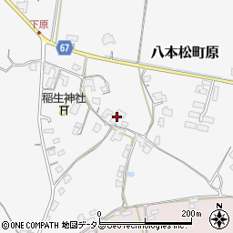 広島県東広島市八本松町原7133周辺の地図