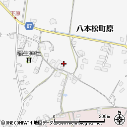 広島県東広島市八本松町原7132周辺の地図