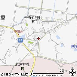 広島県東広島市八本松町原7303周辺の地図
