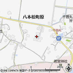 広島県東広島市八本松町原11595周辺の地図