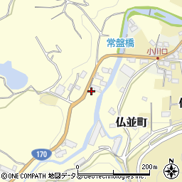 大阪府和泉市仏並町555周辺の地図