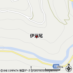 奈良県吉野郡東吉野村伊豆尾周辺の地図