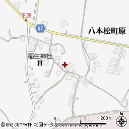 広島県東広島市八本松町原7127周辺の地図