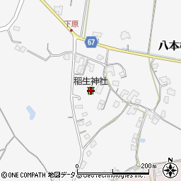 広島県東広島市八本松町原1564周辺の地図
