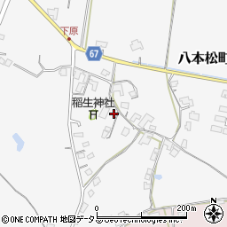 広島県東広島市八本松町原7043周辺の地図