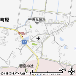広島県東広島市八本松町原7292周辺の地図