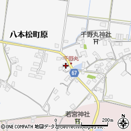 広島県東広島市八本松町原7267周辺の地図