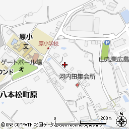 広島県東広島市八本松町原3555周辺の地図