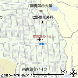 大阪府河内長野市南青葉台周辺の地図