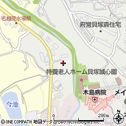 大阪府貝塚市森910周辺の地図