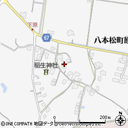 広島県東広島市八本松町原7052周辺の地図
