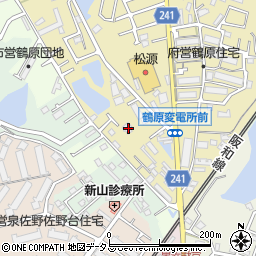 大阪府泉佐野市鶴原862-1周辺の地図