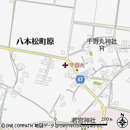 広島県東広島市八本松町原7257周辺の地図