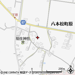 広島県東広島市八本松町原7050周辺の地図