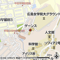 広島女学院　大学情報教育課周辺の地図