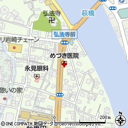 めづき医院周辺の地図