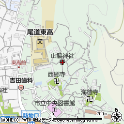 山脇神社周辺の地図