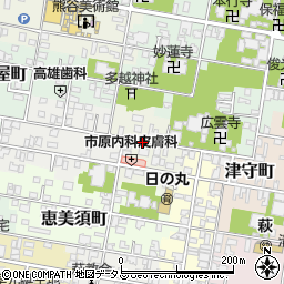 山口県萩市塩屋町周辺の地図