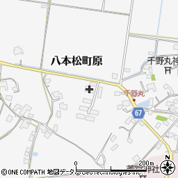 広島県東広島市八本松町原7221周辺の地図