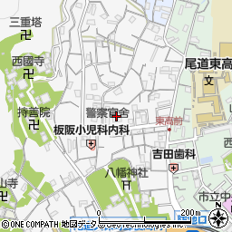 ＮＴＴ西日本電信電話尾道東電話交換所周辺の地図